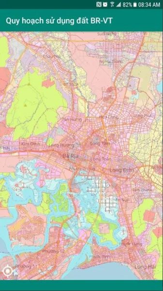 Bản đồ quy hoạch Hồ Tràm – huyện Xuyên Mộc, BRVT năm 2021